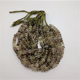 Wholesale Bio Lemon Roundel Gemstone Beads 16 Inches Length