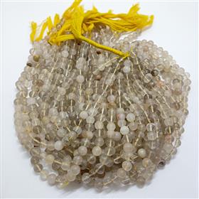 Wholesale Golden Rutile Round Gemstone Beads 16 Inches Length