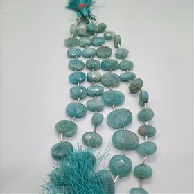 Natural Amazonite Oval Shape Gemstone Beads