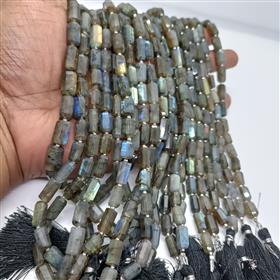 Natural Labradorite Fancy Shape Gemstone Beads