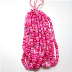 Wholesale Pink Dyed Opal Gemstones Beads 16 Inches Strand