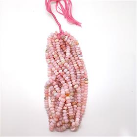 Wholesale Pink Dyed Opal Gemstones Beads 16 Inches Strand