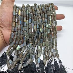 Natural Labradorite Fancy Shape Gemstone Beads