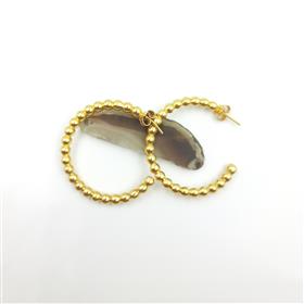18k Gold Plated Hoop Earrings For Wholesale