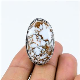 Natural Wild Horse Jasper Gemstone Handmade Boho Rings