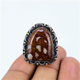 Beautiful Natural Noreena Jasper Gemstone Boho Ring