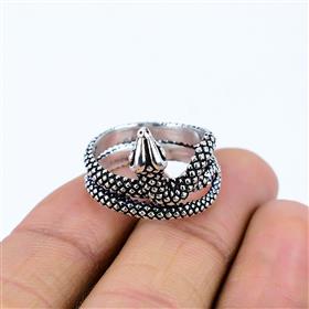 925 Sterling Silver Oxidized Snake Rings